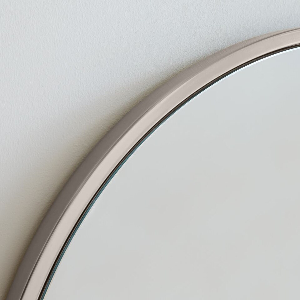 Metal Frame Round Mirror (76 cm) West Elm UK